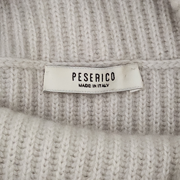 Peserico Luxury Wool‑Silk‑Cashmere 3/4‑Sleeve Turtleneck Sweater (IT 48 / L) - Picture 4 of 10